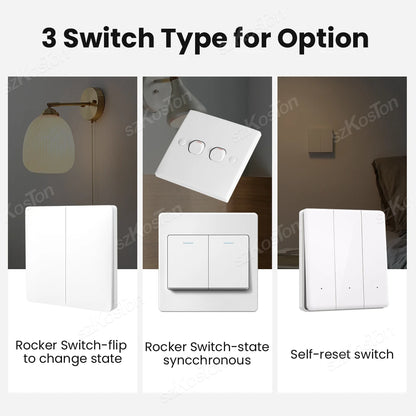 1/2/3 Gang Tuya ZigBee Smart Switch Modul Benötigt Neutralleiter Smart Life App Automatisierung DIY Breaker Funktioniert mit Alexa Google Home.