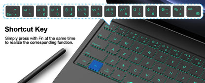 Magic Keyboard For Samsung Galaxy Tab S7 Plus S8 S9 + FE 11 12.4 inch Trackpad Backlit floating Adjustable angle with Pen Holder.