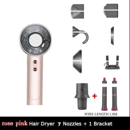 High-speed electric professional hair dryer negative ion hair care fast drying large wind power silent air blower hair dryer.