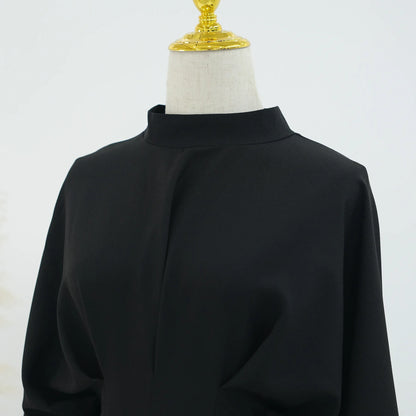 Muslim Modest Dress Kaftan Prayer abaya Ramadan Linen Abaya Dubai Turkey Islam Clothes Women Kebaya Robe Arabe Femme Musulmane