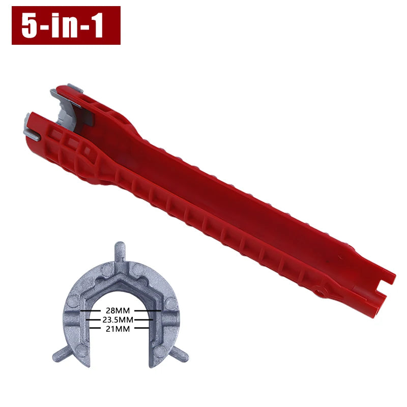 24 in 1 Sink Faucet Wrench Multifunction Pipe Wrench Anti-Slip Handle Double Head Wrench For Kitchen Bathroom Water Pipe Repair