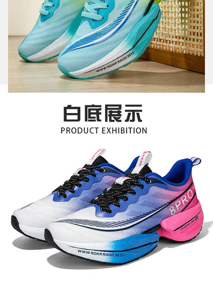 Marathon Air Cushion Herren Sport Laufschuhe Atmungsaktive leichte Damen Bequeme sportliche rutschfeste Carbon Plate Sneakers