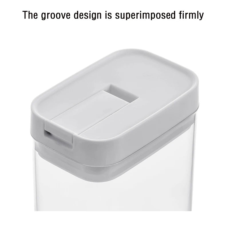 Pasta Storage Box Transparent Plastic Grain Seal Tank Spaghetti Storage Container Moisture-Proof Snack Jar Kitchen Food Tank.