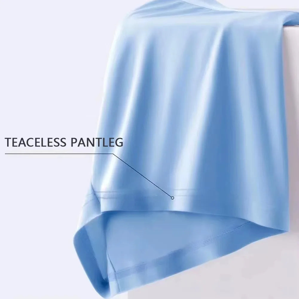 4 Stück Herren Boxershorts Unterwäsche Boxer Mann cool atmungsaktiv sexy Höschen Eis Seide Mode 4 Farben mischen xl 3xl 4xl 5xl