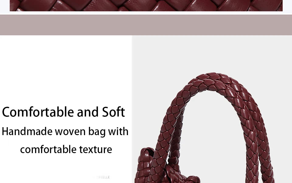 Woven Shoulder Bag for Women Crossbody Tote Bag for Women Small Handbag Vegan Leather Purse Tote Handbag Hobo Bag.