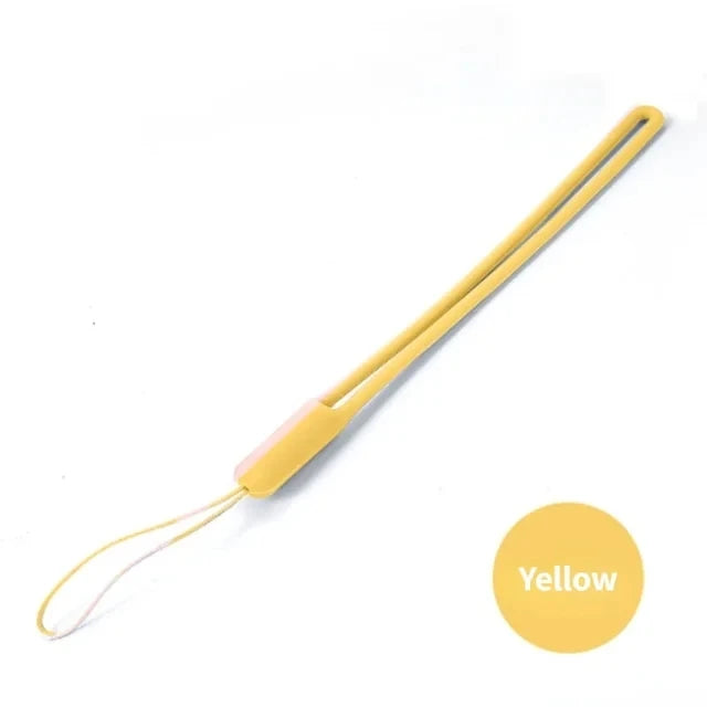 Silicone Wrist Straps Mobile Phone Strap Charms Cute Lanyards for Iphone Strap Camera Keys Cord Lanyard Key Chains Hanging Rope.