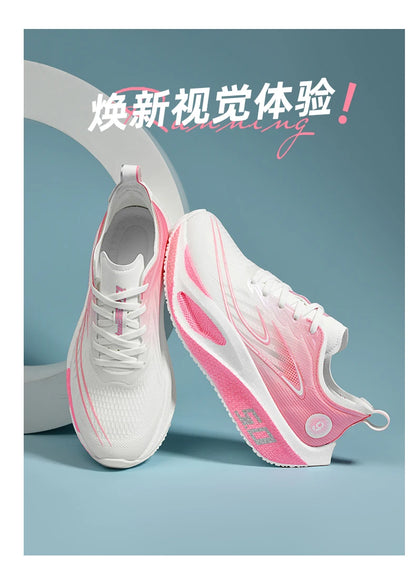 Men's Sports Shoes Cushioning Non-Slip Flat Wear Resistant Sneakers Mesh Breathable Platform Soft Running Shoes for Man