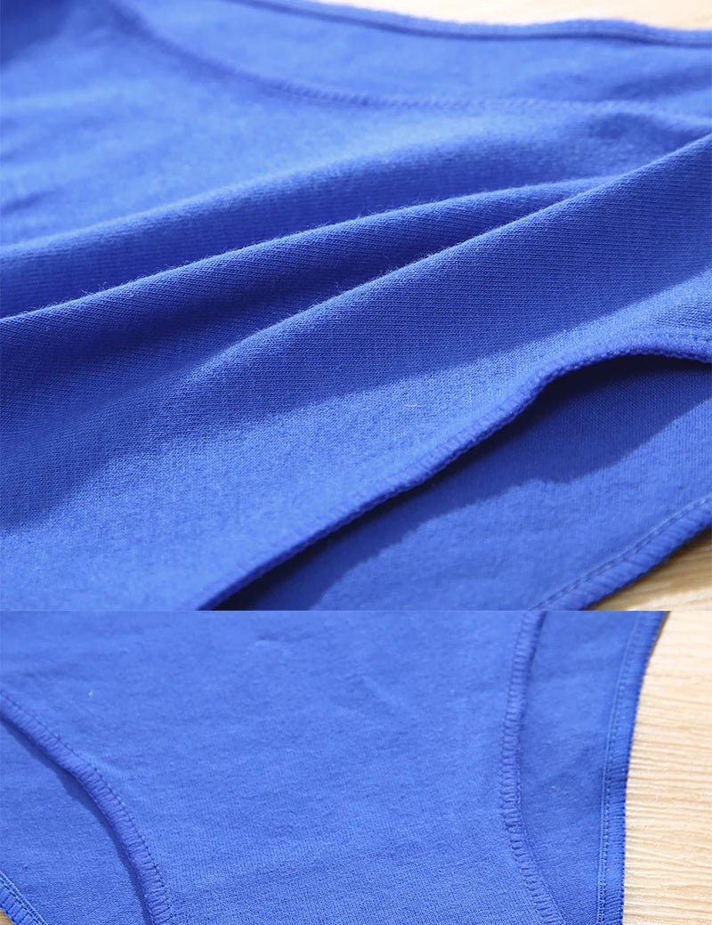 FINETOO 5PCS/Set M-XXL Panties Women Cotton Lingerie Woman Underwear Sexy Femme Underwear Girls Underpant Panty 7 Solid Colors