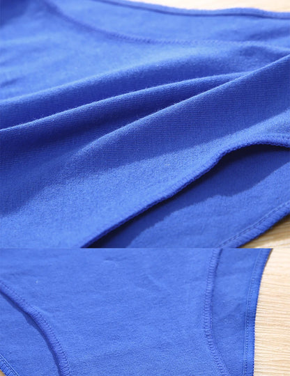 FINETOO 5PCS/Set M-XXL Panties Women Cotton Lingerie Woman Underwear Sexy Femme Underwear Girls Underpant Panty 7 Solid Colors