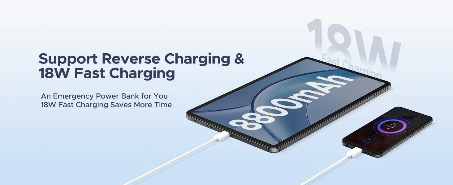 DOOGEE V Pad 2 In 1 5G Tablet 12" Screen Dimensity 7050 Android 15 32GB RAM (8+24) 256GB ROM8800mAh Battery Ultra-thin Smart Pad.