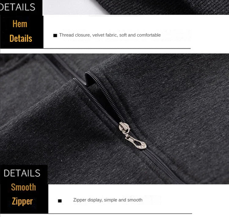 Big Size Hoodie Men Hood Long Sleeve Sweatshirt Male Zip-up Loose Cotton Fleece-lined Casual Top Zipper Large Fat Plus 10XL 12XL