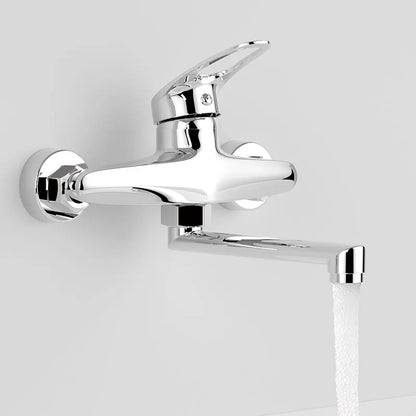 Kitchen Faucet Mixers Wall Mounted Single Handle Mixer Tap Sink Faucet Rotation Hot Cold Water Mixer Mop Pool Tap Basin Faucet