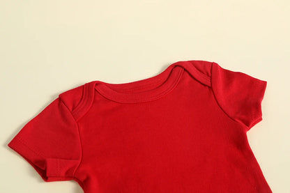 Weihnachten Neugeborene Baby Roten Strampler 100% Baumwolle Baby Mickey Print Infant Outfit Baby Mädchen Jungen Body Disney Kleidung Weihnachten Geschenk.