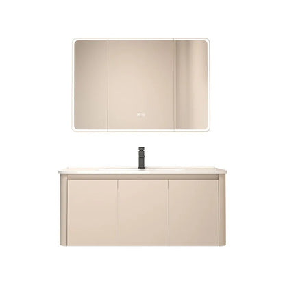 Moderner intelligenter Badezimmerschrank, Wabenstruktur, Aluminium, WC, Waschbecken, Schrank, Kombination, integriertes Keramikwaschbecken, Waschtisch