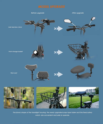 KuKirin C1 Pro Foldable Adult Electric Scooter with Seat E-Scooter 45 km/h Electric Kick Scooter 500W Skateboards Kickboard