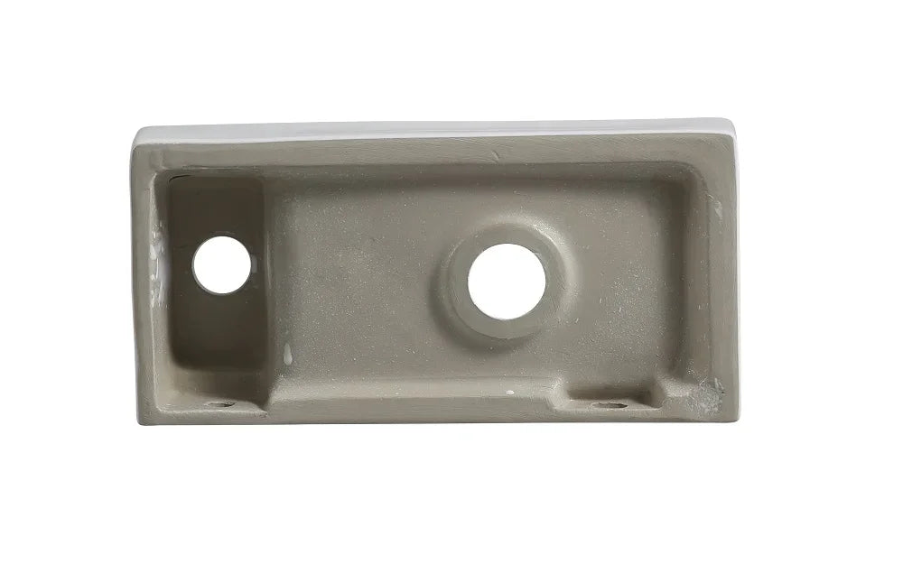 Wandbehang Waschbecken Balkon Ultra schmale Badezimmer Waschbecken Keramik Plattform Waschbecken Home Schlafzimmer Wandwaschbecken Mini