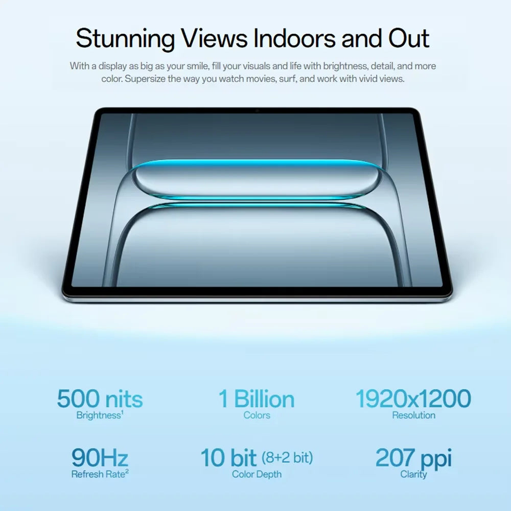 Global Version OnePlus Pad Lite Tablet 11-inch 90Hz LCD Eye Care Display MediaTek Helio G100 9340mAh Battery OxygenOS 15.0.1.