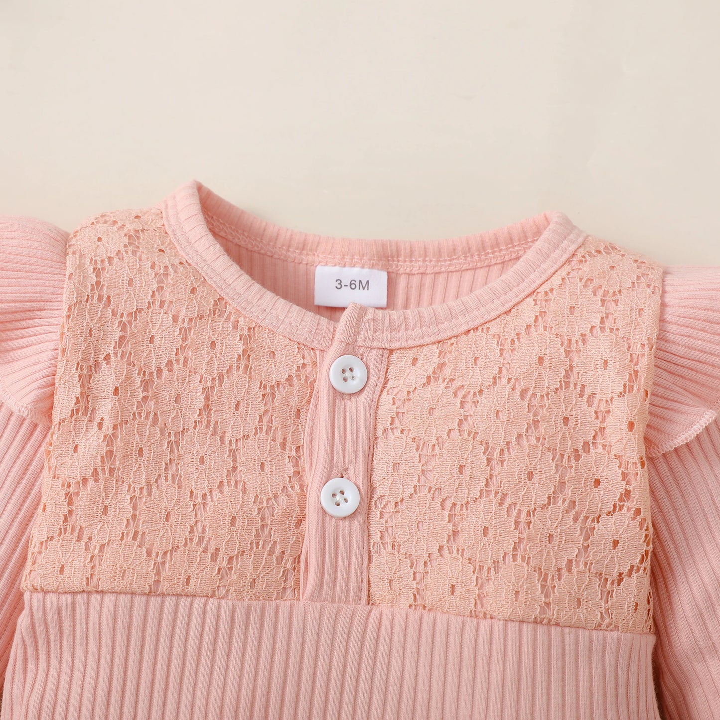 3PCS Baby Girl Clothes Set Long Sleeve Romper Top+Flowers Pant+Headband Spring&Autumn Lovely Outfit for Toddler Girl 0-18 Months.