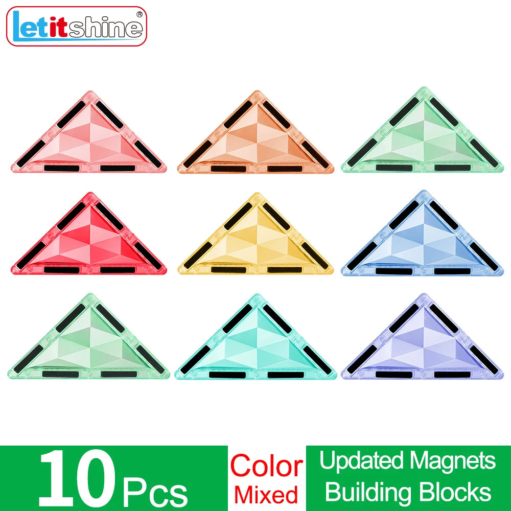 Montessori Magnetic Toys Education Stem Developmental Building Blocks Magnet Tiles Construction Bricks Kids Baby Boy Puzzle Game.