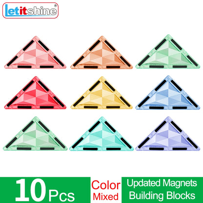 Montessori Magnetic Toys Education Stem Developmental Building Blocks Magnet Tiles Construction Bricks Kids Baby Boy Puzzle Game.