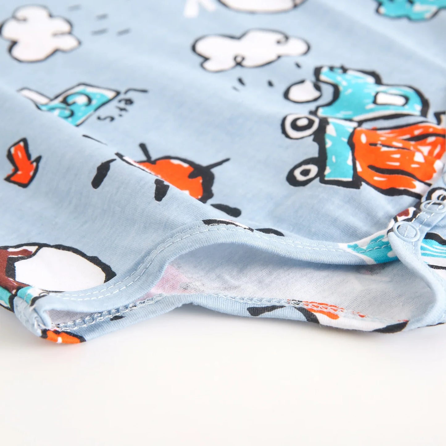 Sanlutoz Kurzarm Baby Jungen Mädchen Sommer Bodys Baumwolle Kleinkinder Kleidung Onesies Niedlichen Cartoon Druck