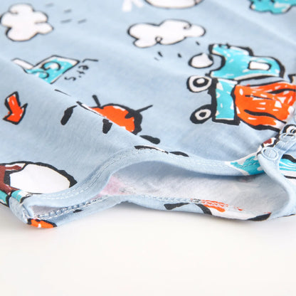 Sanlutoz Kurzarm Baby Jungen Mädchen Sommer Bodys Baumwolle Kleinkinder Kleidung Onesies Niedlichen Cartoon Druck