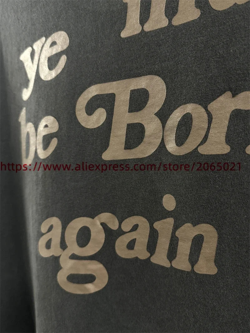 SAINT Vintage NIN Nine-inch Nail T-Shirts Best Quality Vintage Washed T Shirt Tee Tops