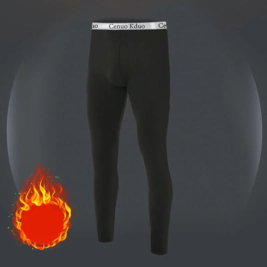 Men Thermal Underwear Skin-Friendly Render Pant Winter Warm Long Johns Men'S Soft Elastic Large Size Leggings Comfortable Tights.