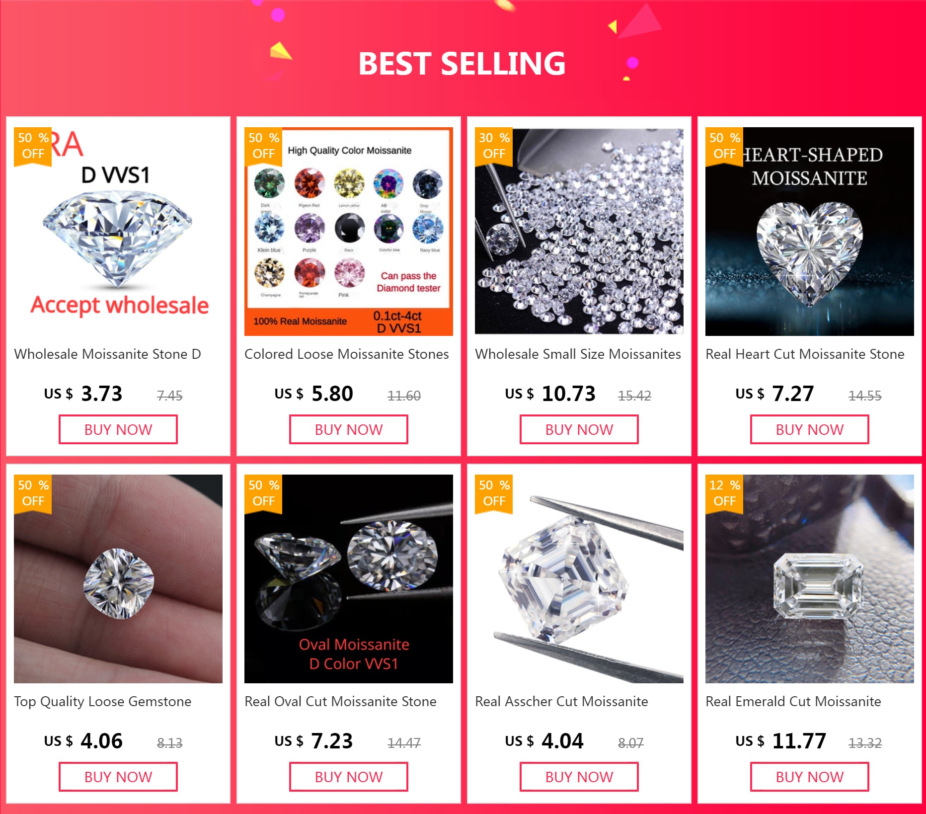 18k Gold 0.3ct 4mm Certified Moissanite Earrings for Women 100% 925 Silver Hoop Earring Wedding Party Jewelry Wholesale.