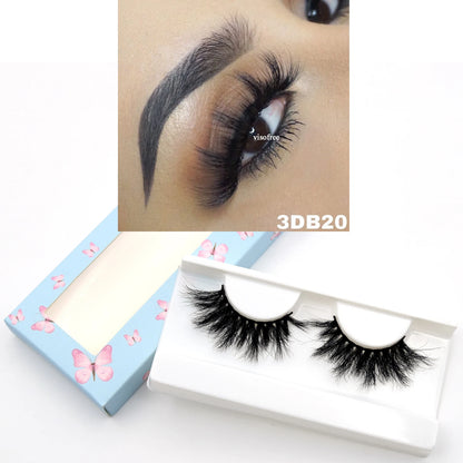 Visofree Eyelashes 3D Mink Eyelashes Long Lasting Mink Lashes Natural Dramatic Volume Eyelashes Extension False Eyelashes D08