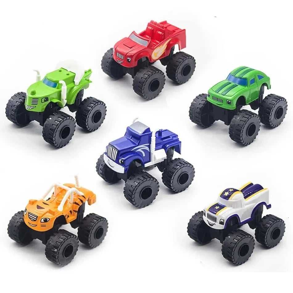 Flame and Machine Monster Car Toys Russian Crusher Truck Vehicles Figure Blaze Toy Blaze The Monster Machines Birthday Gifts.
