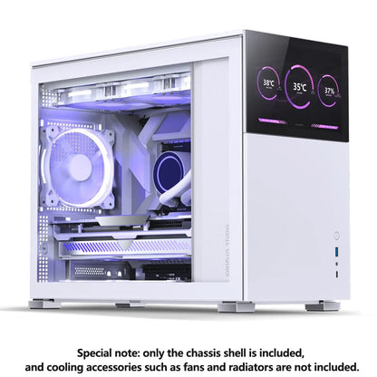 JONSBO Pinecone D31 M-ATX Computer Case Mesh Side Transparent ATX With Display Screen Games Chassis Support 360 Water Cooling