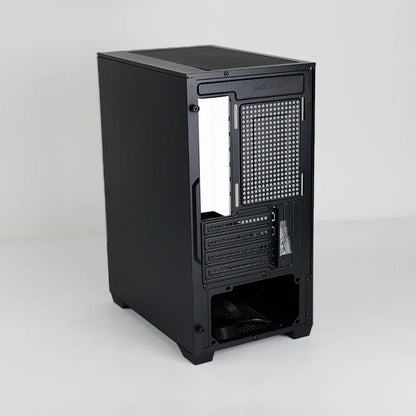 MANMU Tempered Glass Transparent Pc Case Cabinet M-Atx Gaming Rgb Case Desktop Tower Computer Case.