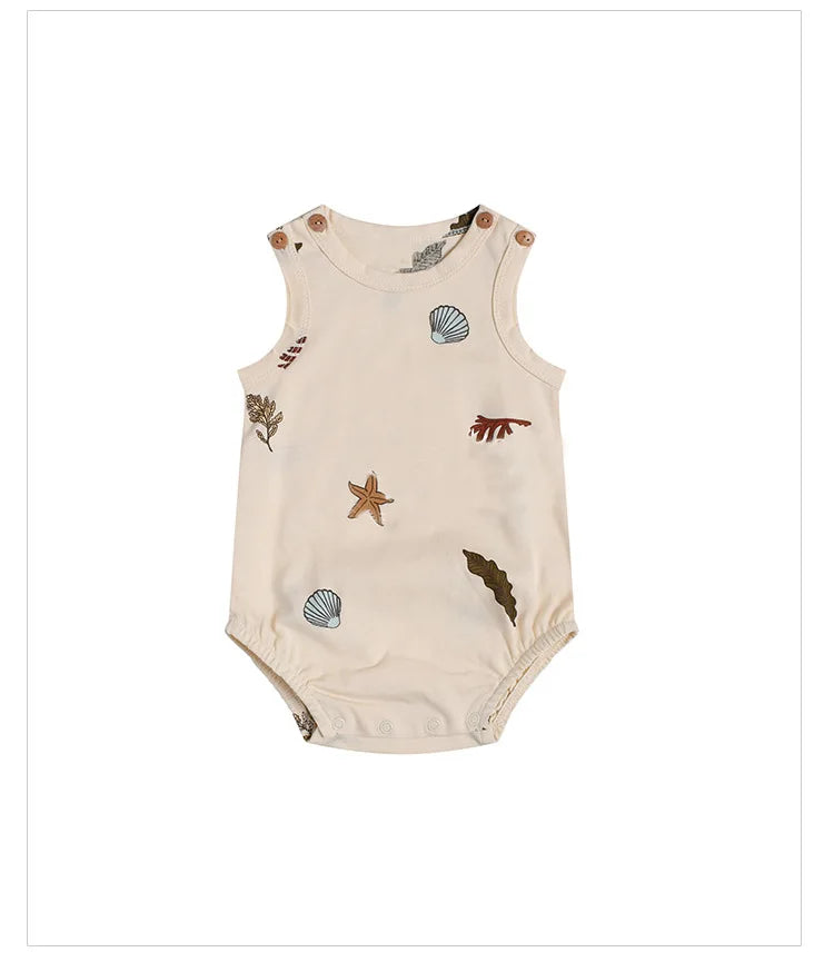 0-24M Newborn Kid Baby Jungen Mädchen Kleidung Drucken Baumwolle Romper Nette Süß Einem Stück Overall Sommer Neue geboren Outfit.