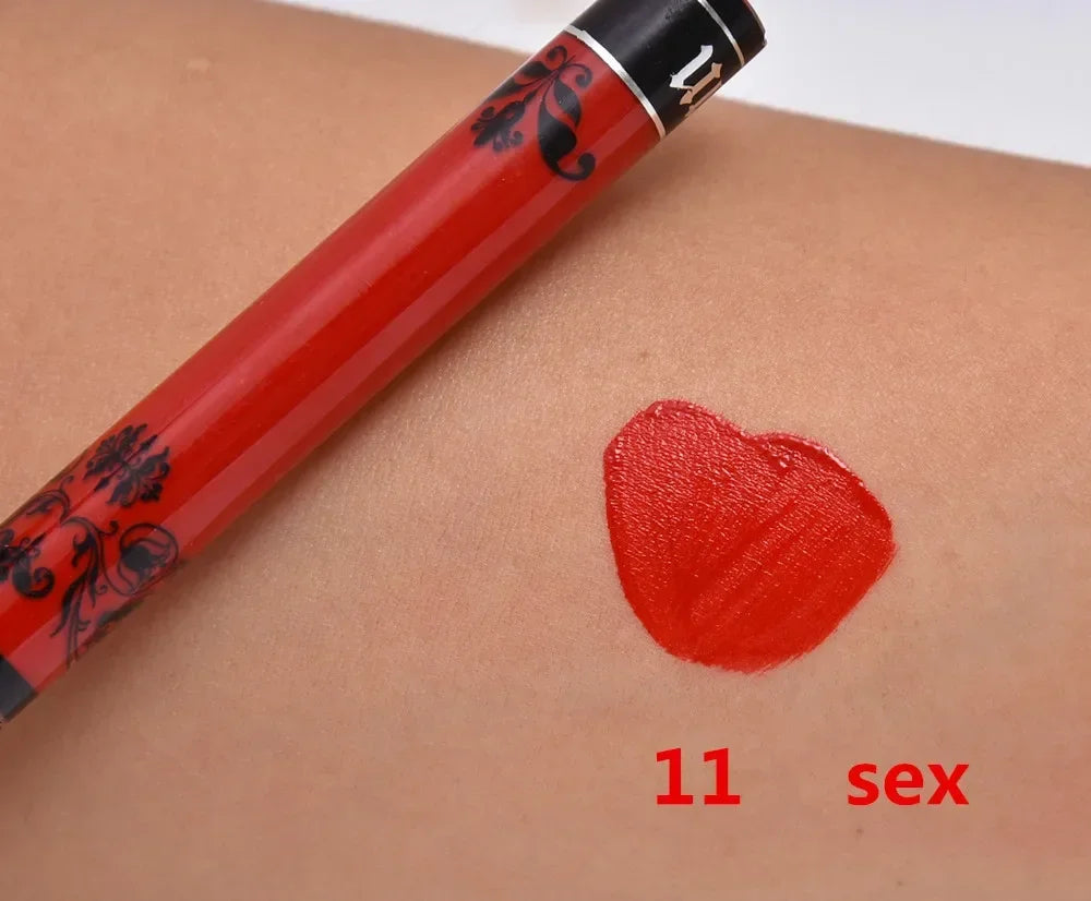14 Color Liquid Lipstick Makeup Sexy Colors Lips Paint Matte Lipstick Waterproof Long Lasting Lipgloss Beauty Maquiagem.