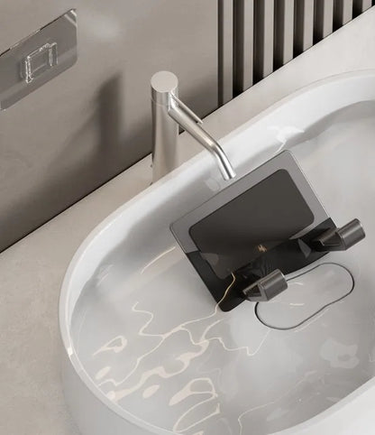 Ohne Stanzen Badezimmer Haartrockner Aufhänger Haartrockner Lagerregal Saugnapf Lagerregal Toilette Multifunktions-Lagerregal