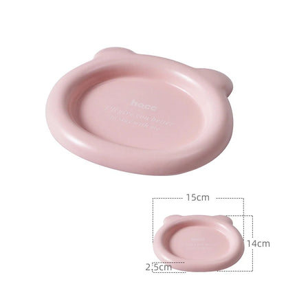 Cat Ceramic Food Basin Pet Small Size Canned Snack Feeding Dish Bowls Puppy Cute Eating Feeders Kitten Supplies