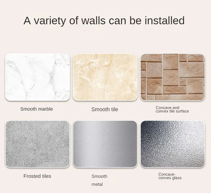 2PCS Badezimmer Regale Küche Lagerung Organizer Kunststoff Shampoo Rack Dusche Regal Bad Zubehör Kein Bohrer Regal