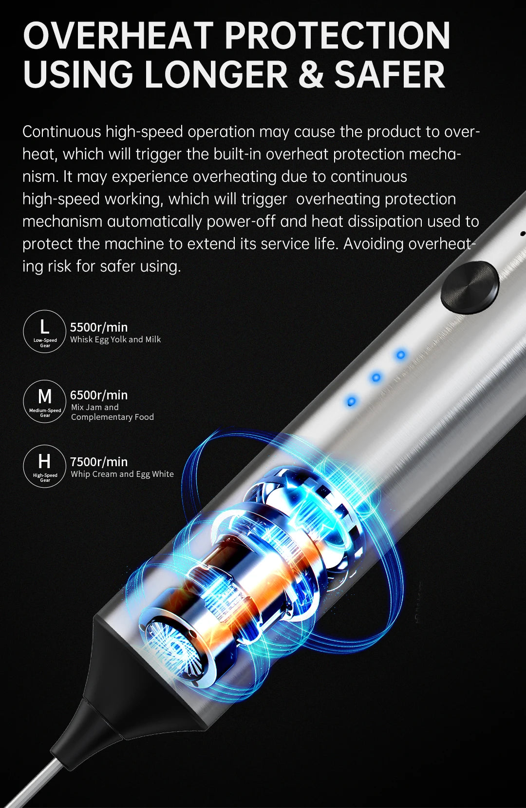 Mini milk frother, electric milk frother, coffee frother, household milk blender, handheld wireless whipper.