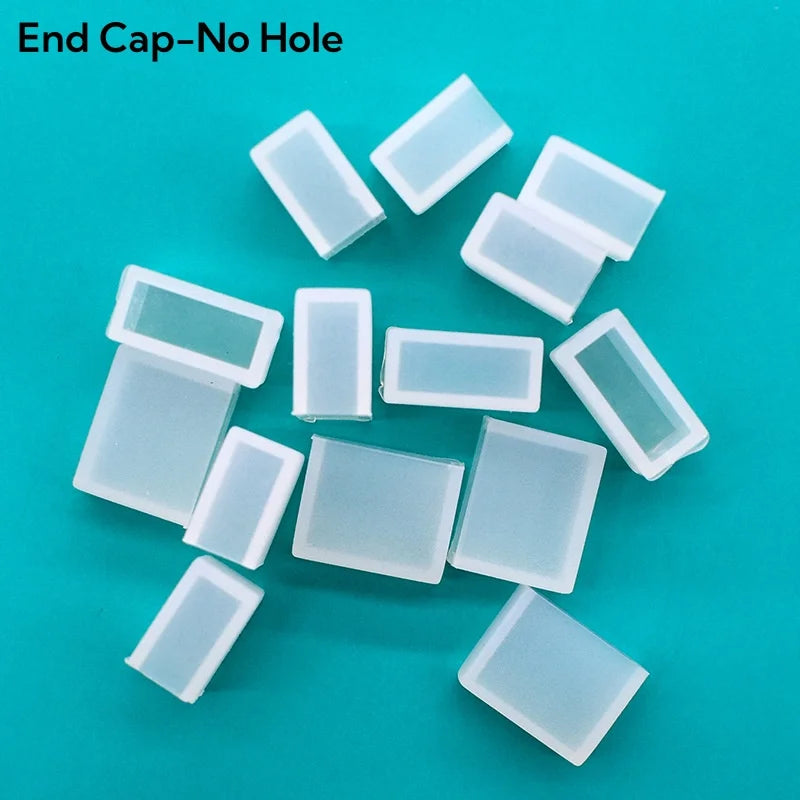 1-10m White/Transparent Neon Silicone Tube LED Rope Lamp Waterproof Diffuser Cover For 8/10/12m RGB Flexible Strip Light Channel