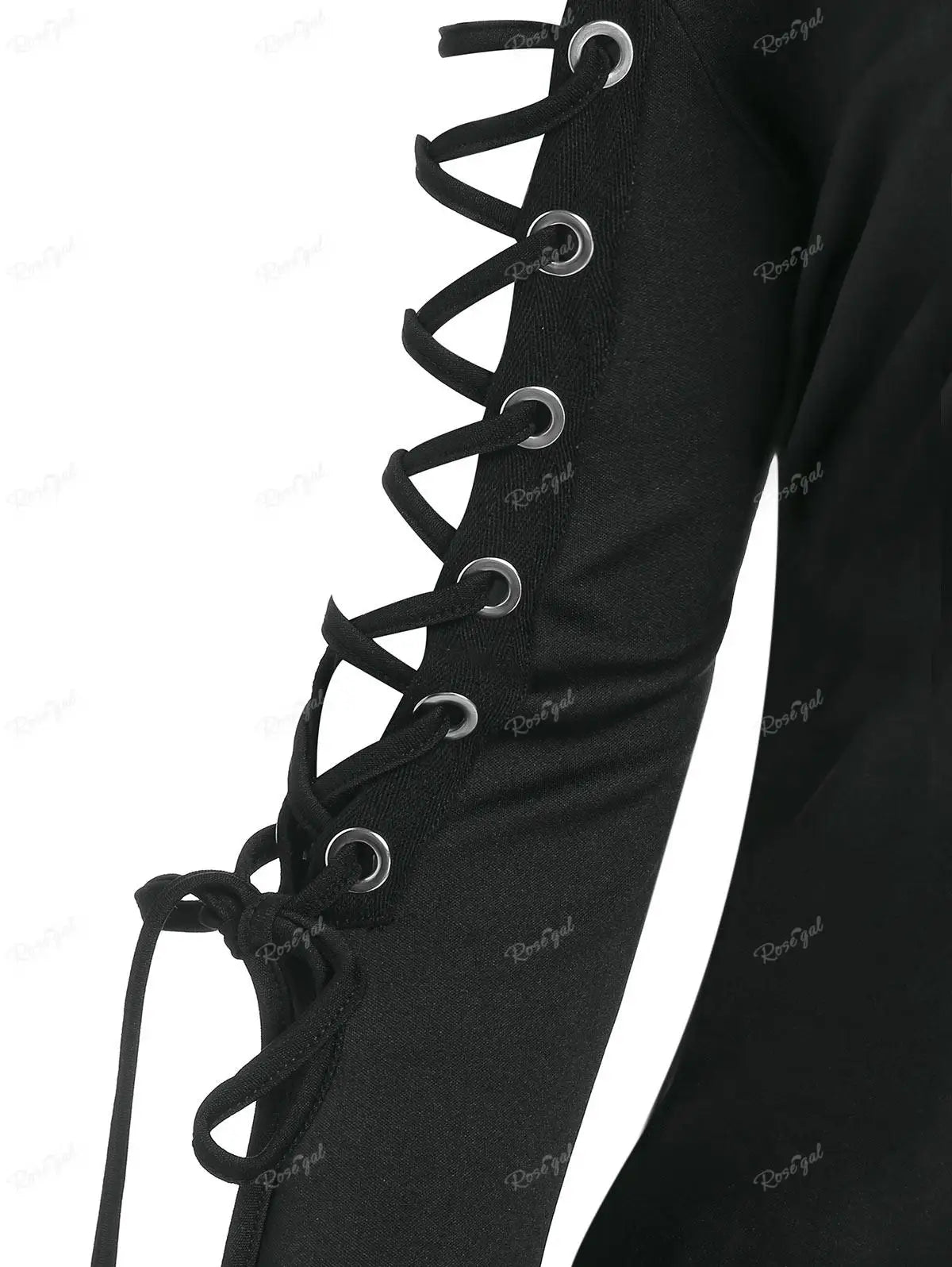 ROSEGAL Damen-Kapuzenpullover in Übergröße mit lässigen Ohren und Schnürärmeln, Frühlingspullover, lässig, bequeme Passform.