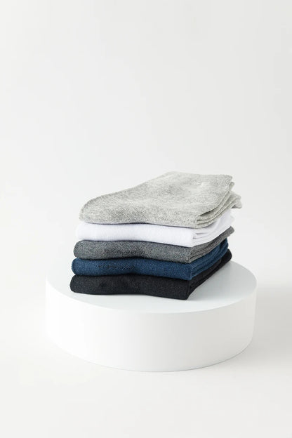 10 Pairs New Men's Cotton Socks New styles Black Business Men Socks Soft Breathable Autumn Spring for Male White.