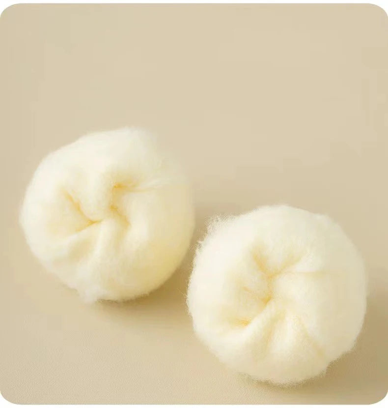 3 Pairs Wool Socks Women Winter Warm Thicken Snow Boot Markron Color Plush Hairy Soft Mid Tube Stockings Floor Sleep Socks White.