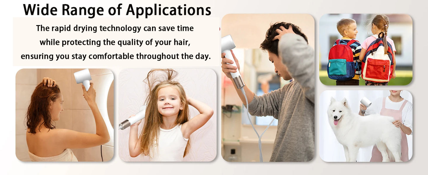 1600W Super Hair Dryer Leafless Hair dryer Personal Hair Care Styling Negative Ion Tool Constant Anion Electric Hair Dryers