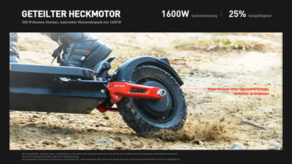 JOYOR T6E PRO（ABE) Adult Electric Scooter 500W Motor 48V26AH Battery E-Mountain Escooter 10" Off-Road Tire Foldable E-Scooter.