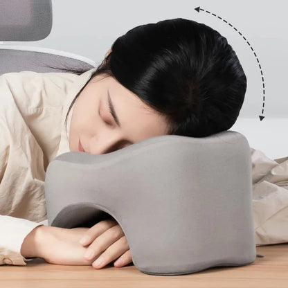 Travel Pillow U-Shape Pure Memory Foam Neck Pillow For Airplane Office Nap Cervical Pillows Flight Sleeping Head Neck Support.