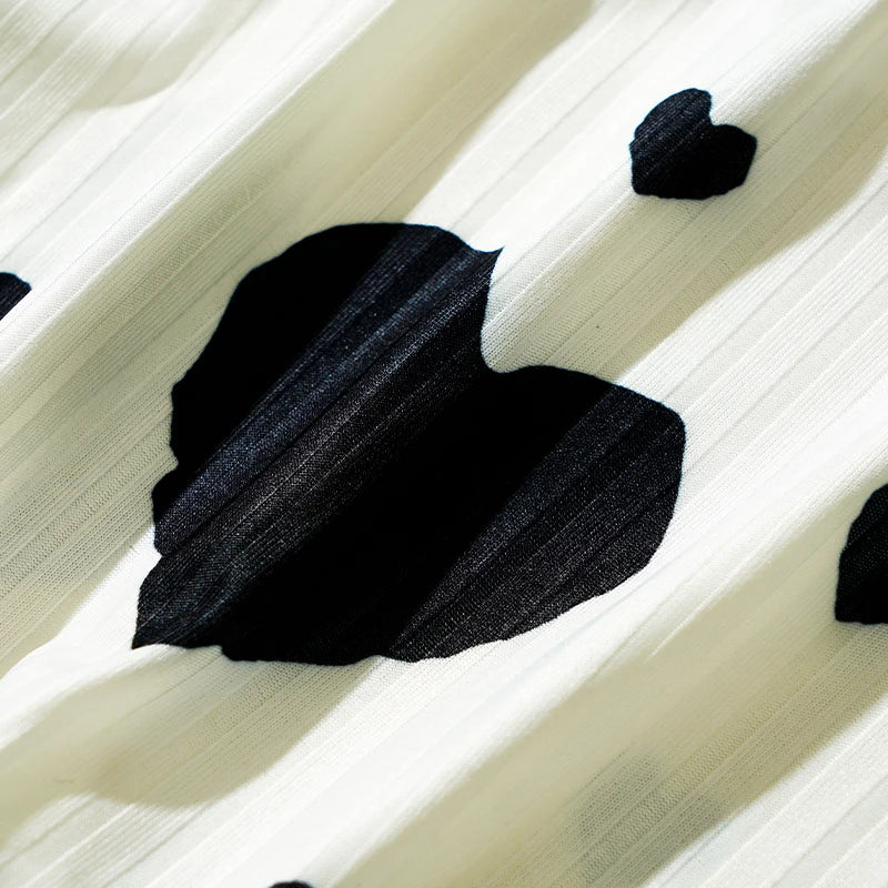 Damen-Pyjama-Set mit Herz-Print, süßes sexy Straps-Top, Shorts, lässiges Heim-Nachtwäsche-Set, bequeme Baumwoll-Loungewear.