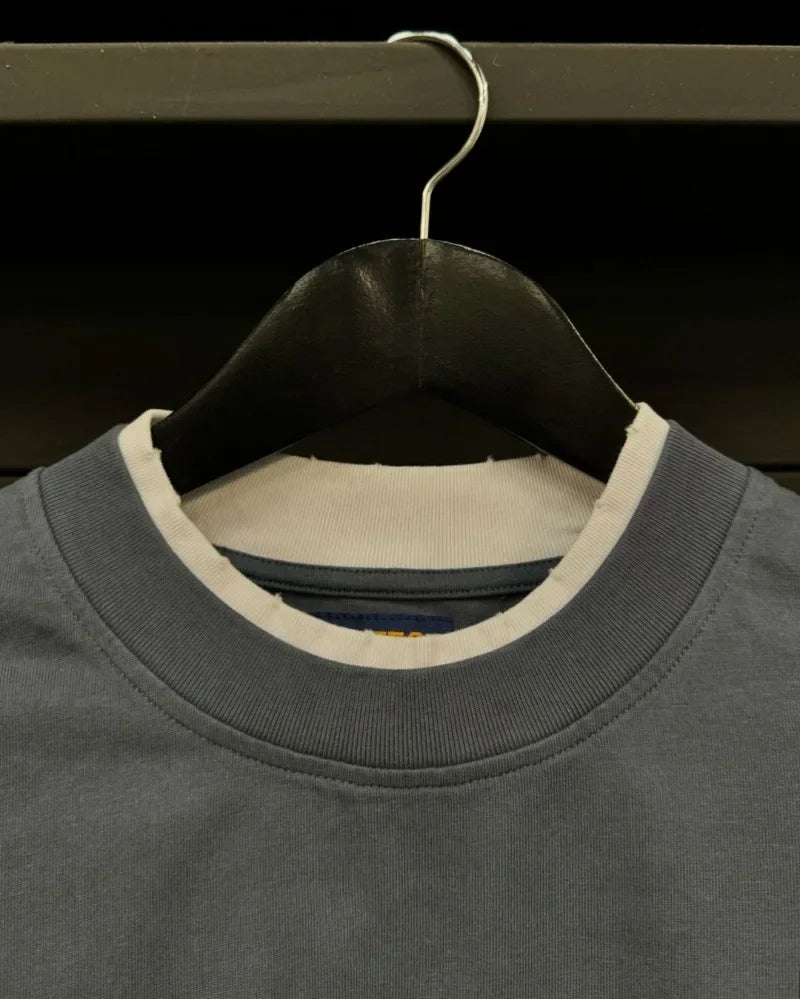 Street Fashion New Letter Printed Cotton Round Neck Long Sleeve T-shirt Men Y2k Trendy Brand Casual Loose Oversized Top Women.