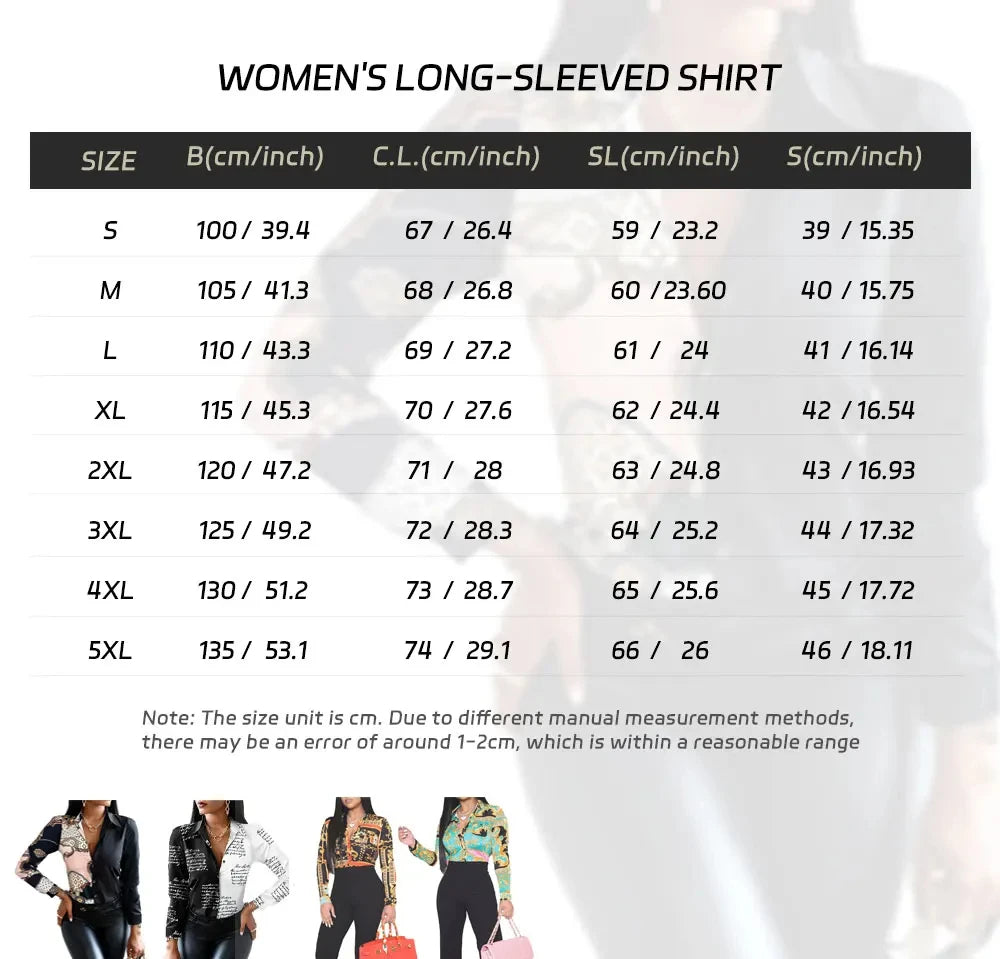 Fashion Luxury Women's Shirts French Texture Printing Women's Shirts Spring And Autumn Long-sleeved Women Business Office Shirts.