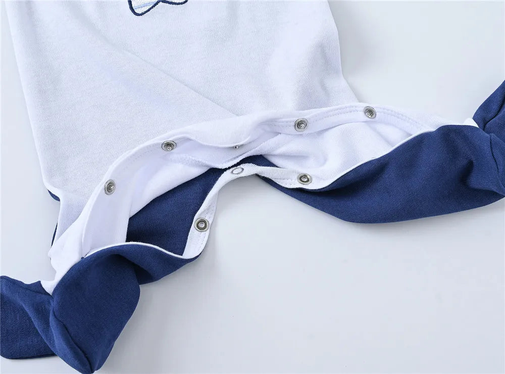 Kavkas Baby Kleidung Langarm 100% Baumwolle Overalls Stram pler 0-12m Neugeborenen Overall einteiliges Cartoon-Print Kostüm.